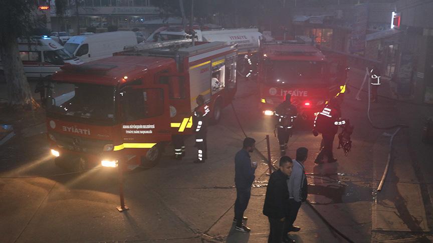 Adana'da hastanede korkutan yangın