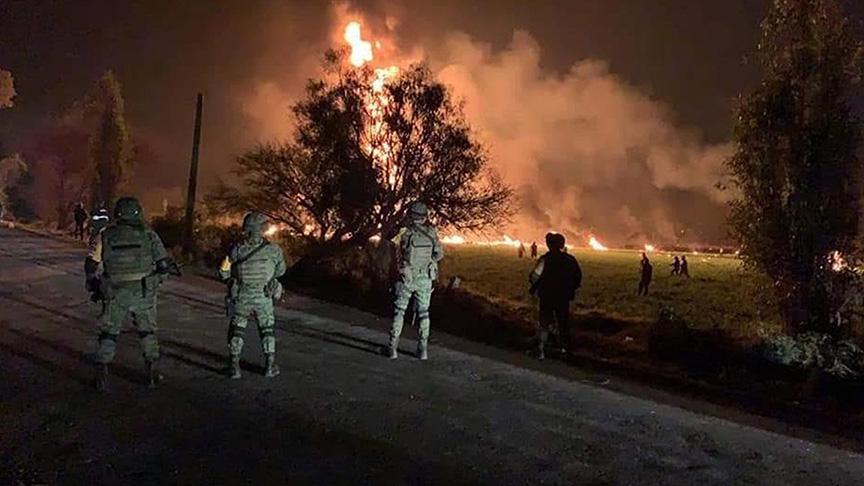 Meksika'da boru hattında patlama: 21 ölü