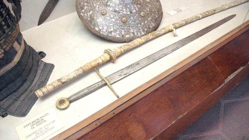 Stefan Çel Mare'nin Topkapı Sarayı'ndaki kılıcı