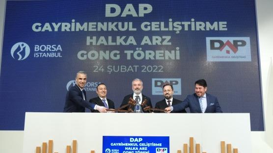 Borsa İstanbul'da gong bu kez DAP için çaldı!