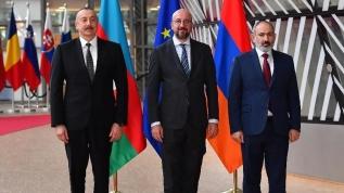 Aliyev, Paşinyan ve Michel bir araya geldi! Brüksel'de kritik görüşme