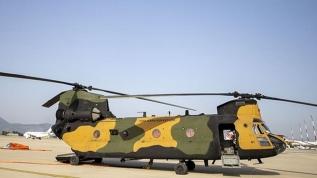10 ton su atan CH-47 Chinook tipi helikopter Marmaris'te görevde!