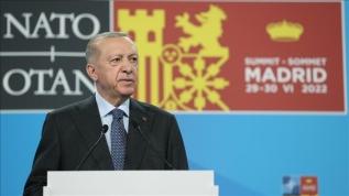 Başkan Erdoğan'dan Madrid'de zafer açıklaması