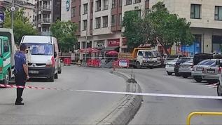 İstanbul'da doğal gaz borusu patladı! Cadde trafiğe kapatıldı 