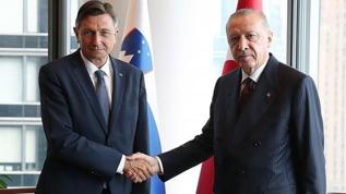 Slovenya Cumhurbaşkanı Pahor, Ankara'da... Başkan Erdoğan resmi törenle karşıladı