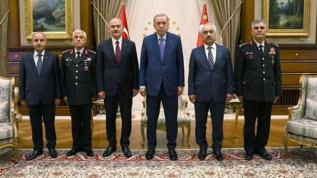 Başkan Erdoğan, Soylu ve beraberindeki heyeti kabul etti