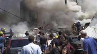Erivan'da şiddetli patlama
