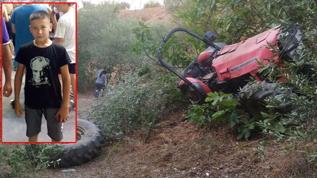 Babasından izinsiz kullandığı traktörle dereye yuvarlanan Güngör, yaşamını yitirdi