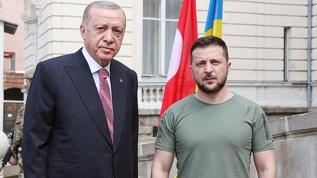 Başkan Erdoğan, Zelenskiy ile bir araya geldi