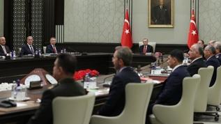 Milli Güvenlik Kurulu, Başkan Erdoğan başkanlığında başladı