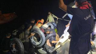 Muğla açıklarında 87 düzensiz göçmen kurtarıldı