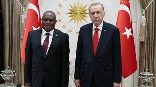 Zambiya Büyükelçisi Sikazwe, Başkan Erdoğan'a güven mektubu sundu