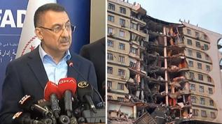 Cumhurbaşkanı Yardımcısı Fuat Oktay: Depremde ölü sayısı 1541'e yükseldi