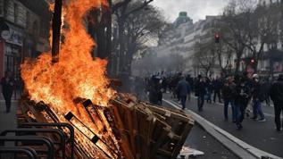Fransa'daki emeklilik reformu karşıtı protestolarda tansiyon düşmüyor