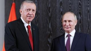 Erdoğan, Putin'le görüştü