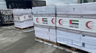 BAE, Türkiye ve Suriye'ye şimdiye kadar 240 uçakla yardım malzemesi gönderdi