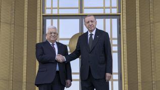 Filistin Devlet Başkanı Abbas'dan Başkan Erdoğan'a tebrik telefonu