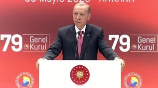 TOBB Hizmet Şeref Belgesi Takdim Töreni... Başkan Erdoğan'dan önemli açıklamalar