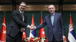 Başkan Erdoğan Sırbistan Cumhurbaşkanı Vucic ile görüştü