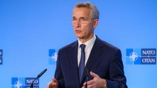 NATO Genel Sekreteri Stoltenberg açıklama yapıyor