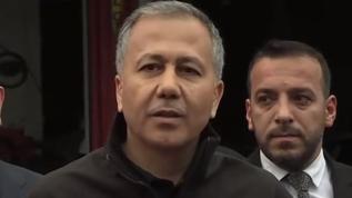 İçişleri Bakanı Ali Yerlikaya, Samsun'da açıklama yapıyor