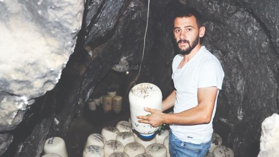Binlerce yıllık mağara peynir deposu oldu