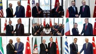 Başkan Erdoğan'dan Birleşmiş Milletlerde yoğun diplomasi trafiği