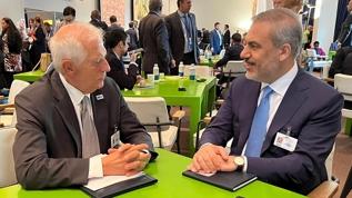 Bakan Fidan, AB Yüksek Temsilcisi Borrell'le bir araya geldi
