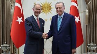 Başkan Erdoğan, Prens Edward'ı kabul etti