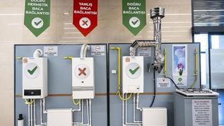 Doğal gazla çalışan cihazların güvenli kullanımı doğru kurulum ve bakımla mümkün
