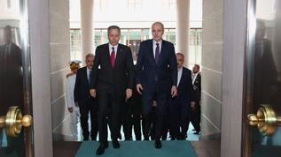 TBMM Başkanı Kurtulmuş, Bakan Yerlikaya'yı ziyaret etti 