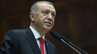 Başkan Erdoğan açıklamalarda bulunuyor