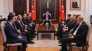İçişleri Bakanı Ali Yerlikaya'ya "geçmiş olsun" ziyaretleri