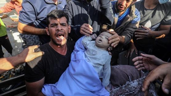 İşgalci İsrail'in Gazze Şeridi'ne yönelik saldırıları sürüyor