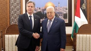 Mahmud Abbas, Ramallah'da ABD Dışişleri Bakanı Blinken ile görüştü