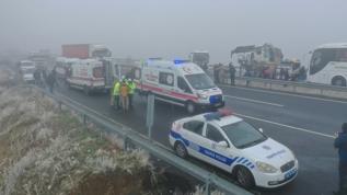 Ağrı'da zincirleme trafik kazası: 7 araç birbirine girdi