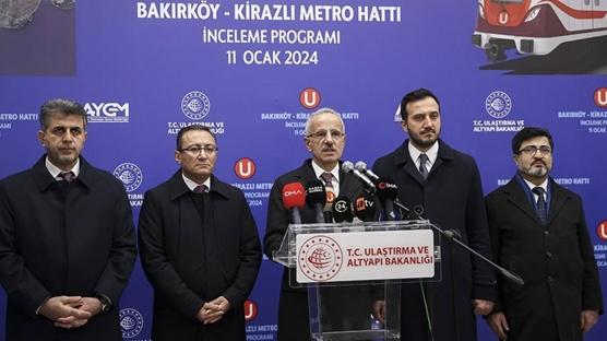 Bakırköy-Kirazlı Metro Hattı şubat sonunda açılıyor