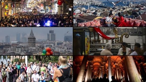 İstanbul, geçen yıl 17,5 milyona yaklaşan yabancı ziyaretçi sayısıyla rekor kırdı