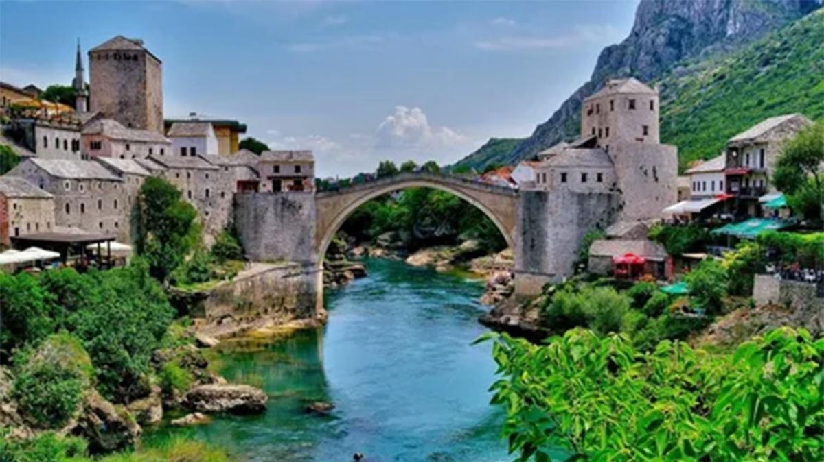 Bir şehre ismini veren “Mostar Köprüsü”
