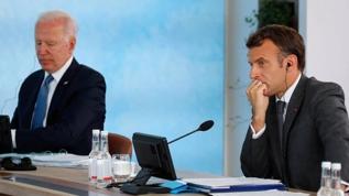 Macron ve Biden, Gazze'ye insani yardımın acil ulaştırılması gerektiğini ifade etti