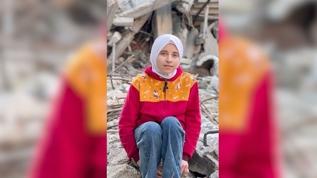 Filistinli kız çocuğu Rahaf: (Ramazanda) Hangi yemeği yesek diye düşüneceksiniz, biz ise açız