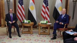 Sisi ile Biden, "Gazze'de ateşkes çabalarını" görüştü