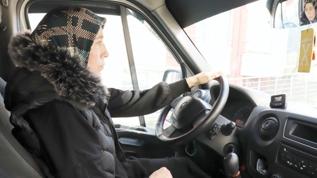 Minibüs şoförü Fatma Abla