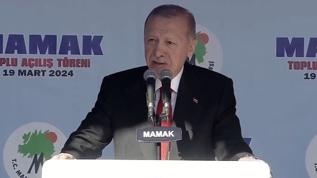 Başkan Erdoğan, Mamak'ta Toplu Açılış Töreni'nde konuşuyor