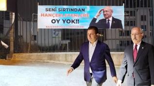 CHP'yi karıştıran pankart! İmamoğlu-Kılıçdaroğlu gerilimi yine zirve yaptı