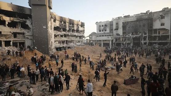 İsrail ordusu, Şifa Hastanesinden tamamen yıkarak çekildi