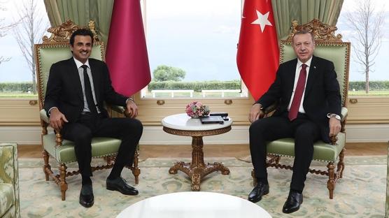 Başkan Erdoğan Katar Emiri ile görüştü! Gündem Gazze ve İsrail