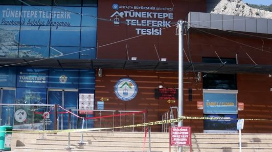 Facia yaşanmıştı: Antalya'daki teleferik tesisi girişlere kapatıldı!