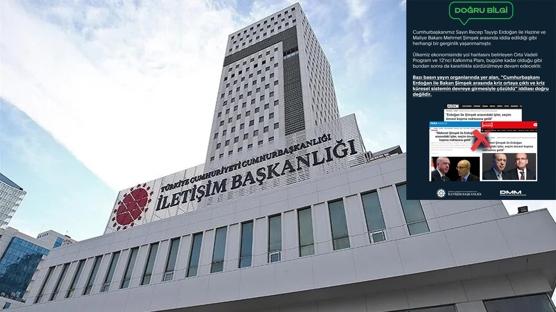 "Başkan Erdoğan ile Bakan Şimşek arasında kriz çıktı" iddiası yalanlandı