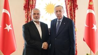 İstanbul'da Gazze zirvesi! Cumhurbaşkanı Erdoğan, Heniyye ile görüştü 